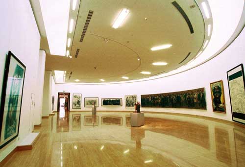 中国美术馆圆形大厅